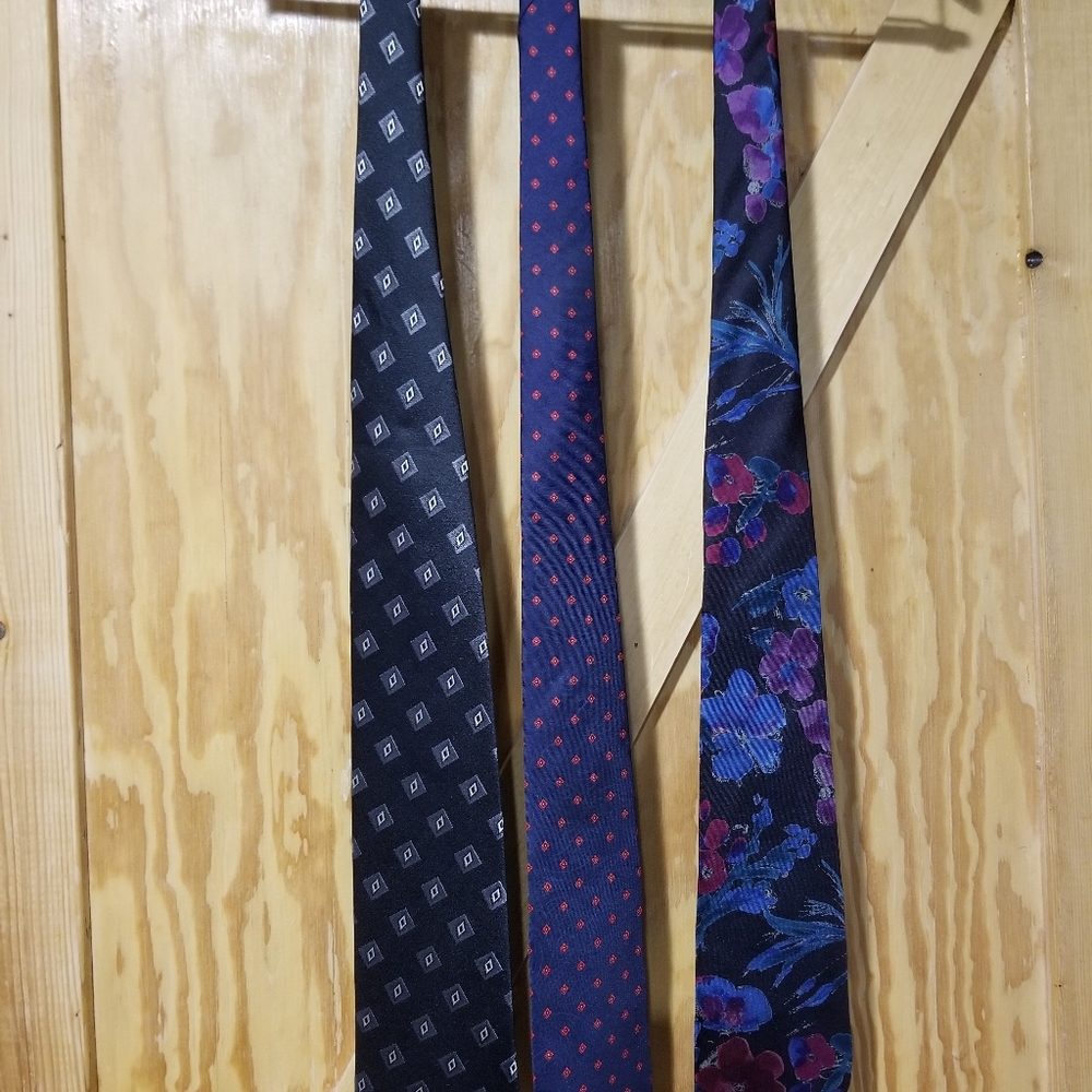 Three men's ties